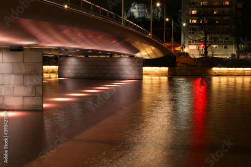 Bridge at night in Turku © finnishflash
