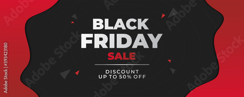 Modern black friday background design