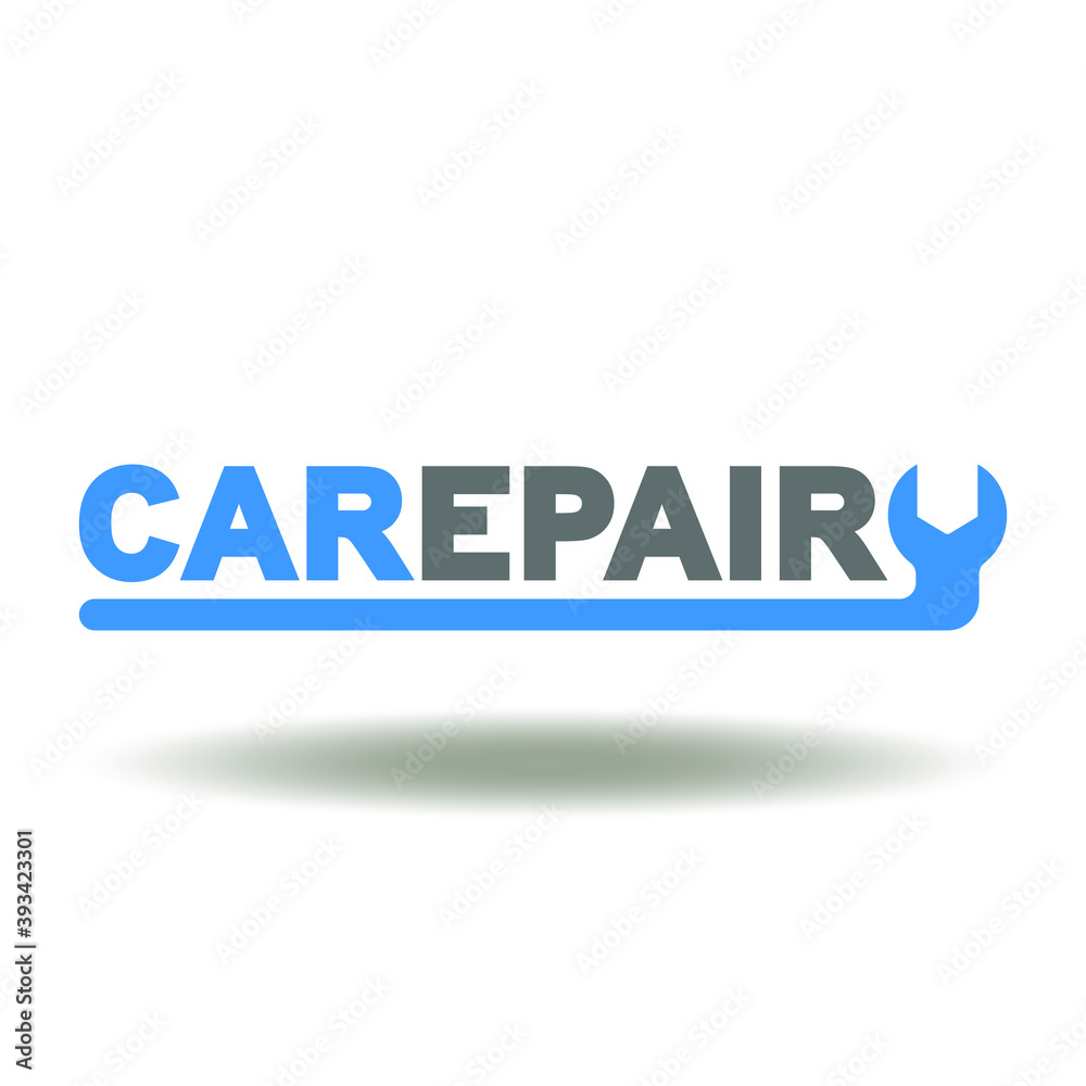 Car repair spanner icon vector. Auto tuning and fix service symbol. Car repair spanner icon vector. Auto tuning and fix service symbol.