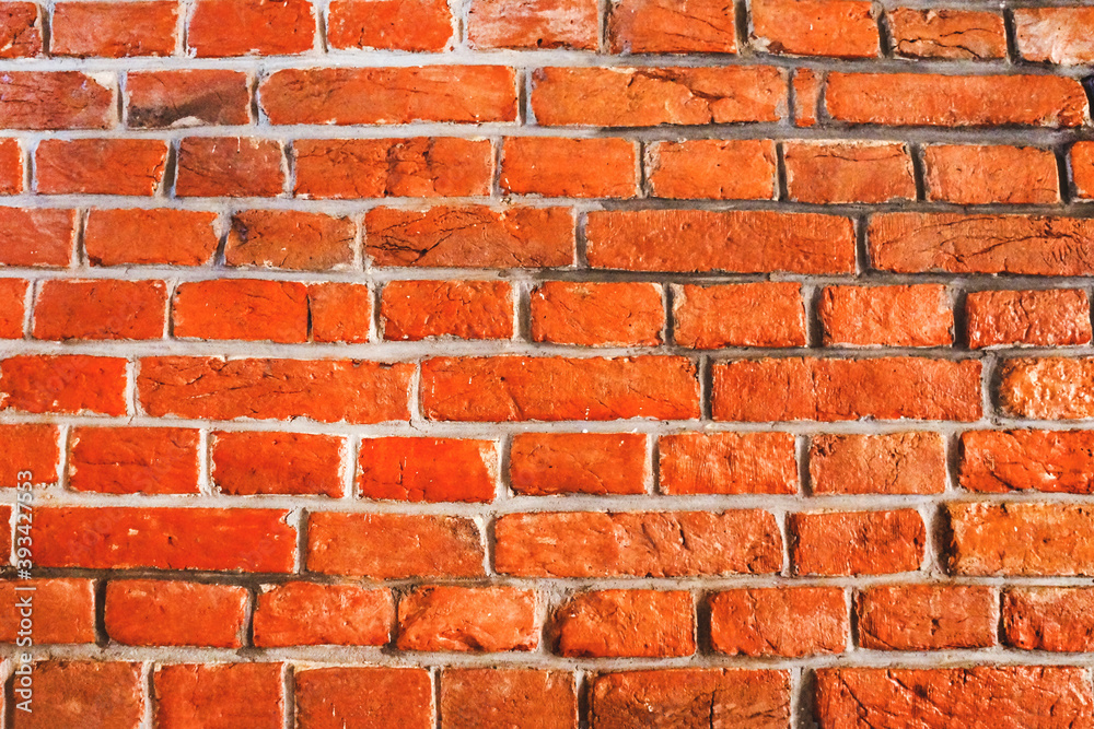 Obraz premium brown brick wall Background, old red brick