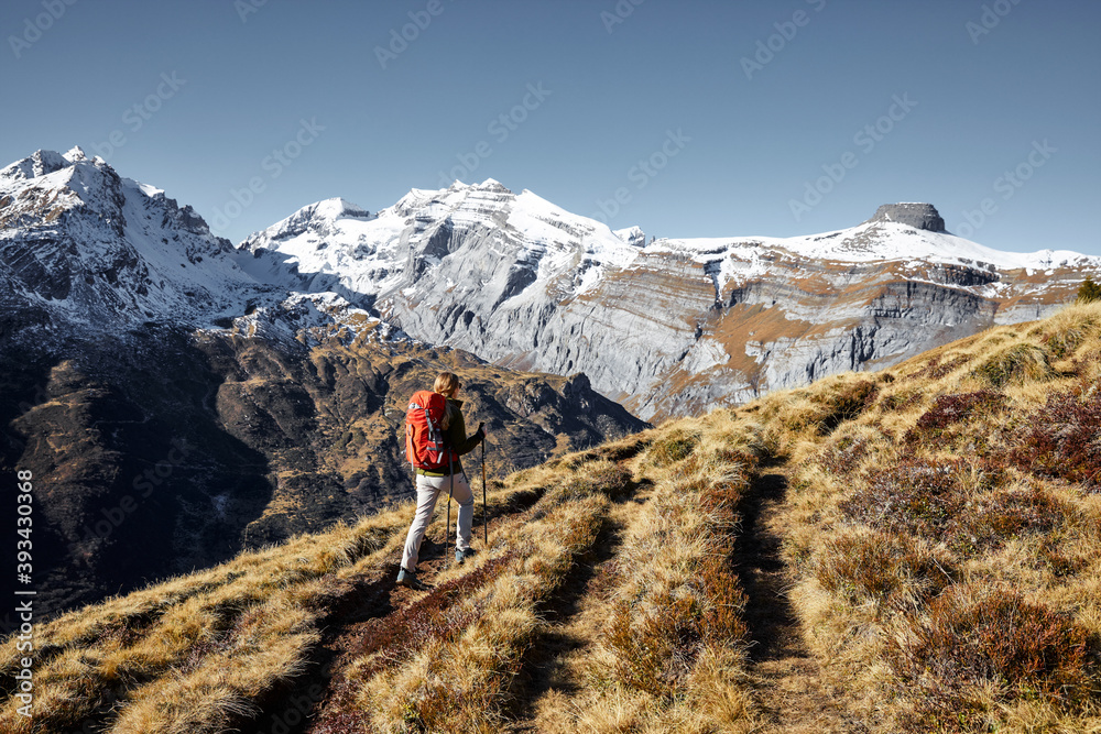 Fototapeta premium hiking in the mountains