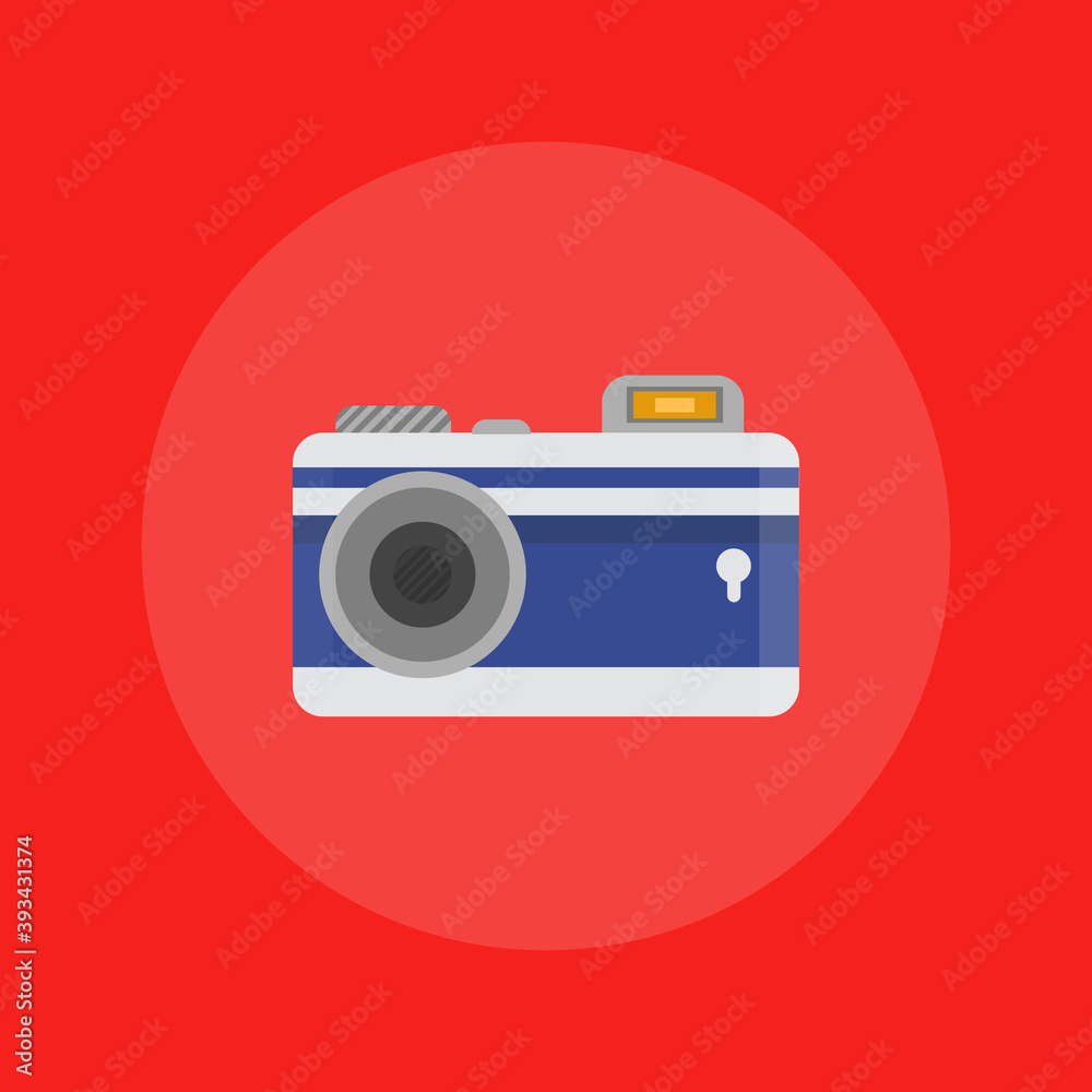 Retro camera icon. Vector illustration. Retro camera icon. Vector illustration.
