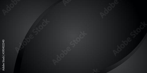 Abstract 3d background with wavy black paper layers. Suit for business, corporate, institution, party, festive, seminar, and talks
