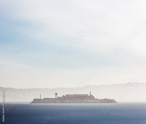 Alcatraz Island during morning San Francisco, California, USA photo