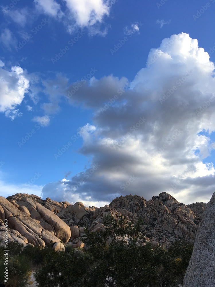 Fototapeta premium clouds over the mountains