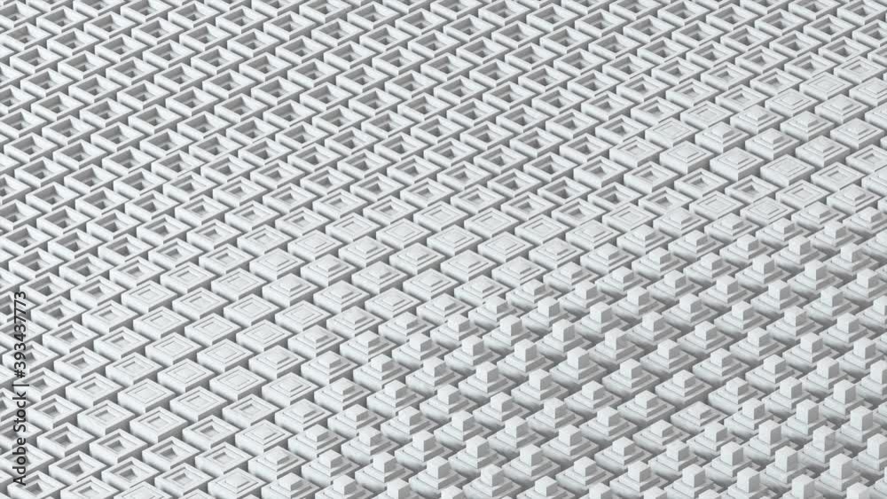 Extruding Boxes Waves in Seamless Loop Extruding Boxes Waves in Seamless Loop