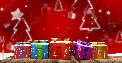 festive christmas gifts bac...
