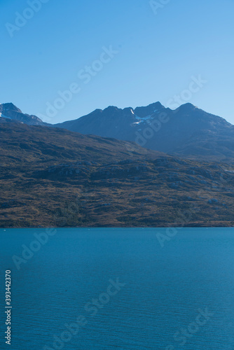 Fototapeta Naklejka Na Ścianę i Meble -  The southern coast of Chile presents a large number of fjords and fjord-like channels from the latitudes of Cape Horn