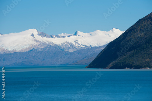 The southern coast of Chile presents a large number of fjords and fjord-like channels from the latitudes of Cape Horn