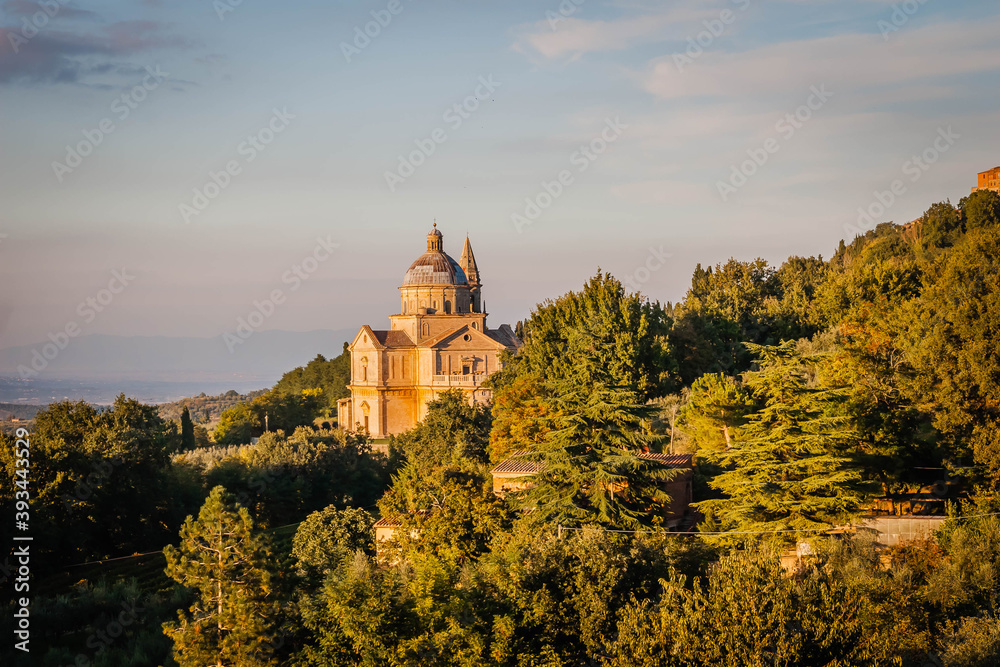 Church San Biagio outside the town of Montepulciano, Tuscany