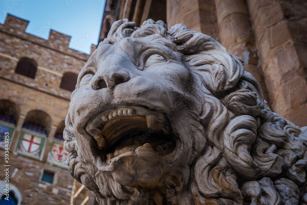 Statues in Loggia della Signoria, Florence, Tuscany, Italy