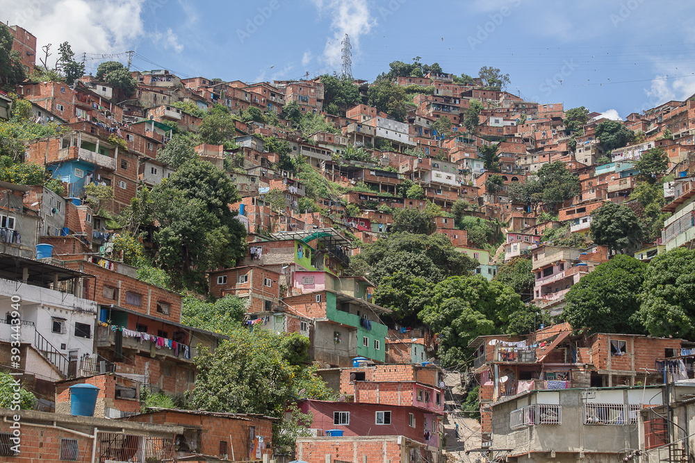 Daytime landscape of a Caracas neighborhood