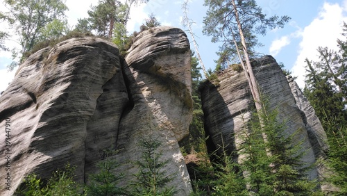 Tall rock mountains, rockcity (Adrspach)