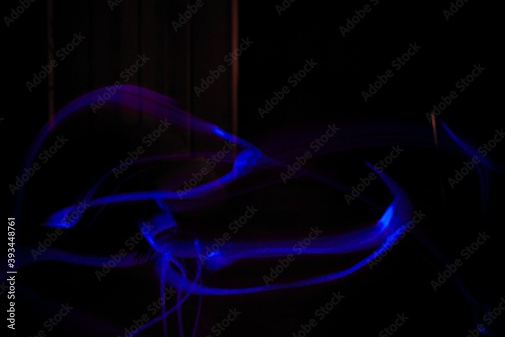 Neon (blue) glow in the dark