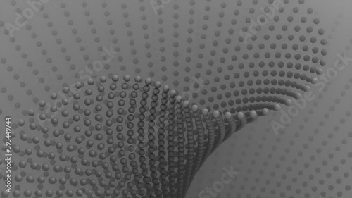 Swirling Spheres in Seamless Loop