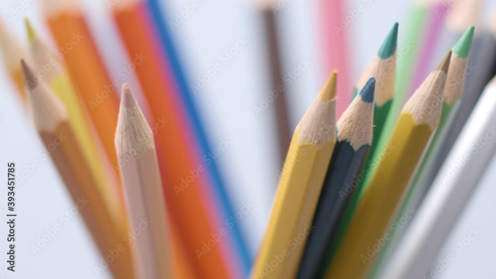 Coloured pencils in a jar Coloured pencils in a jar