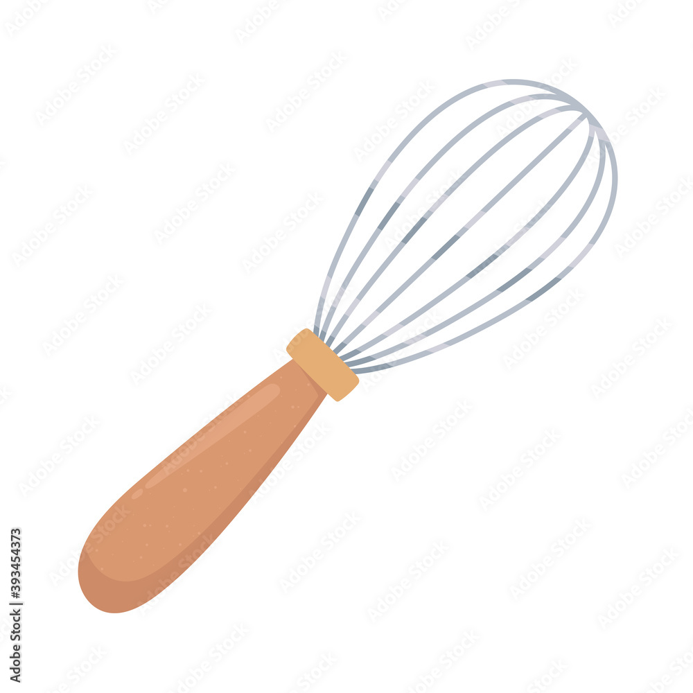 Fototapeta premium bakery manual whisk utensil icon isolated design