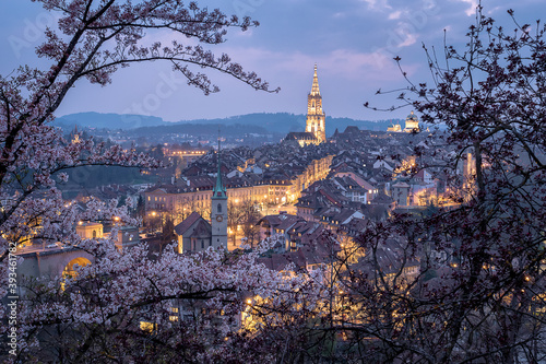 The old town of Bern Switzerland in Spring photo