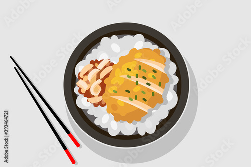 asian, background, bowl, chicken, chopsticks, cooking, course, cuisine, cutlet, delicious, dinner, dish, fat, food, fried, gourmet, japan, japanese, katsu, lunch, meal, oriental, plate, restaurant, ri