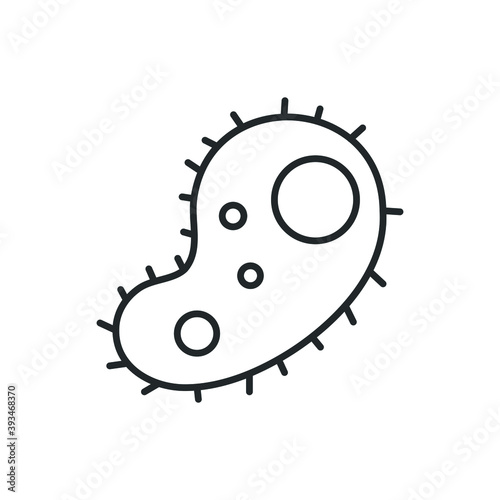 bacteria virus icon vector illustration