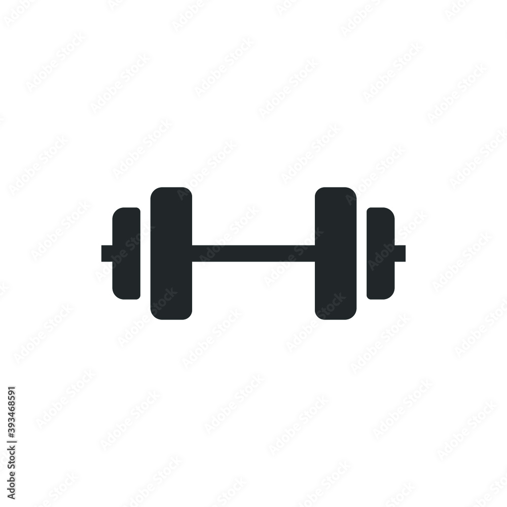 dumbbell fitness icon vector illustration dumbbell fitness icon vector illustration