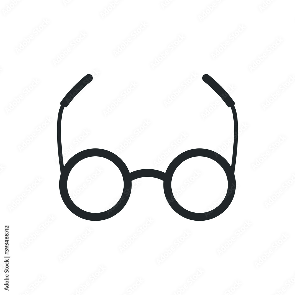eyeglasses, glasses icon vector illustration eyeglasses, glasses icon vector illustration