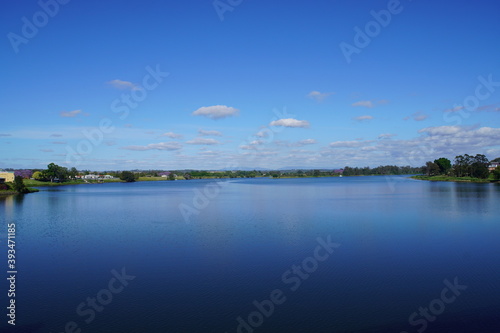 Panoramic View of the Clarence River flowing through the Clarence Valley of New South Wales