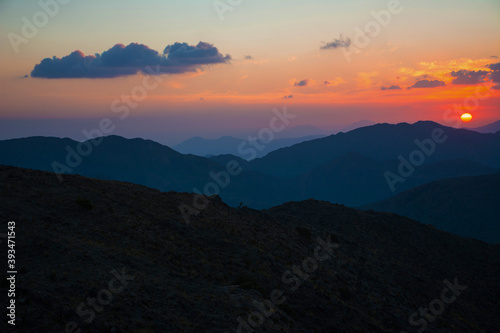 mountain sunset © Naushad