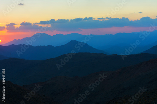 mountain sunset © Naushad