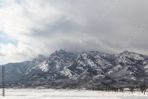 snow covered mountains © hyeri