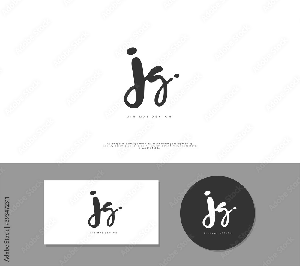 JG Initial handwriting or handwritten logo for identity. Logo with signature and hand drawn style. JG Initial handwriting or handwritten logo for identity. Logo with signature and hand drawn style.
