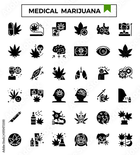 medical marijuana icon