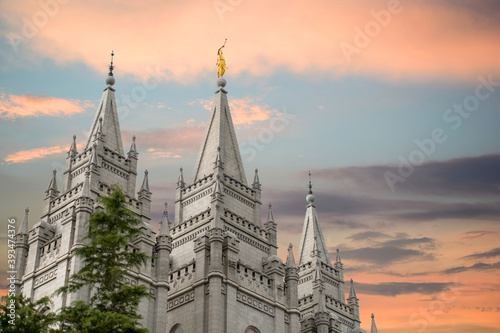 Canvas Print Temple Square