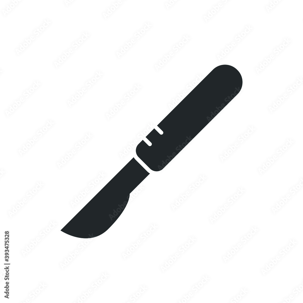 scalpel surgery knife icon vector illustration scalpel surgery knife icon vector illustration