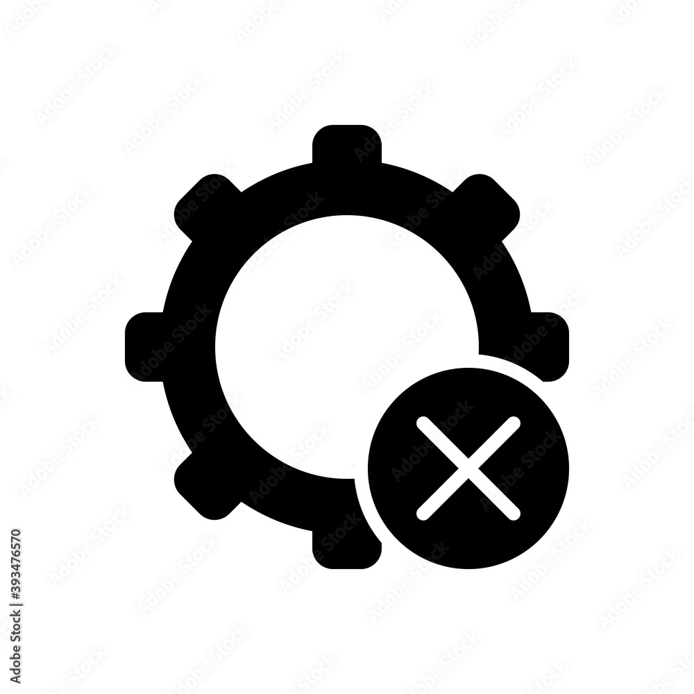 Black solid icon for dismiss Black solid icon for dismiss