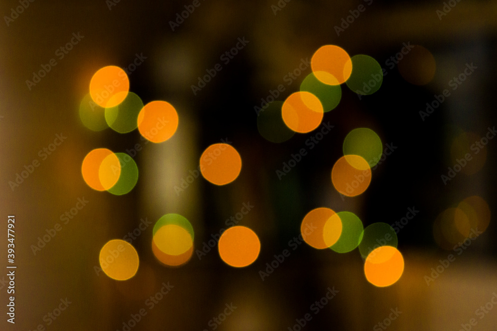 Fototapeta premium defocused christmas lights