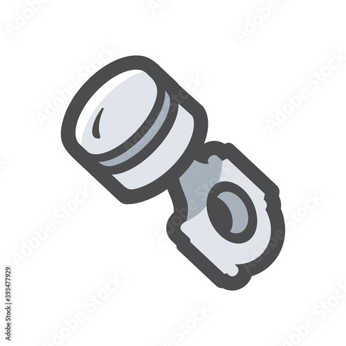 Engine Piston Forcer Vector icon Cartoon illustration photo