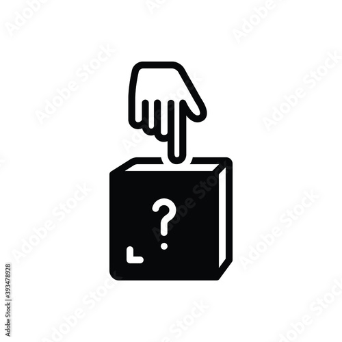 Black solid icon for some