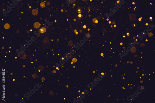 Glittering stars of bokeh use for celebrate