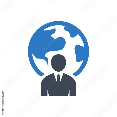 Global business icon