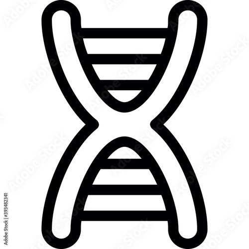 
Dna Flat Vector Icon
