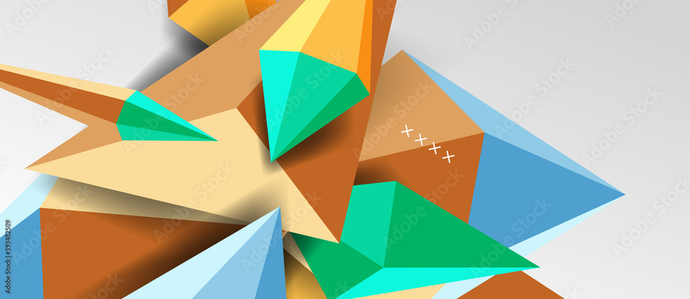 3d low poly abstract shape background vector illustration 3d low poly abstract shape background vector illustration