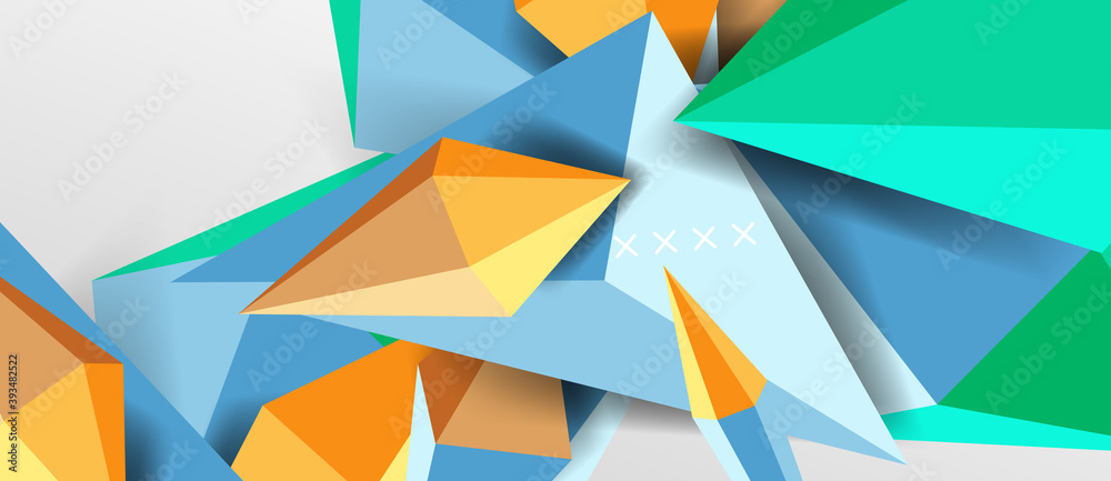 3d low poly abstract shape background vector illustration 3d low poly abstract shape background vector illustration