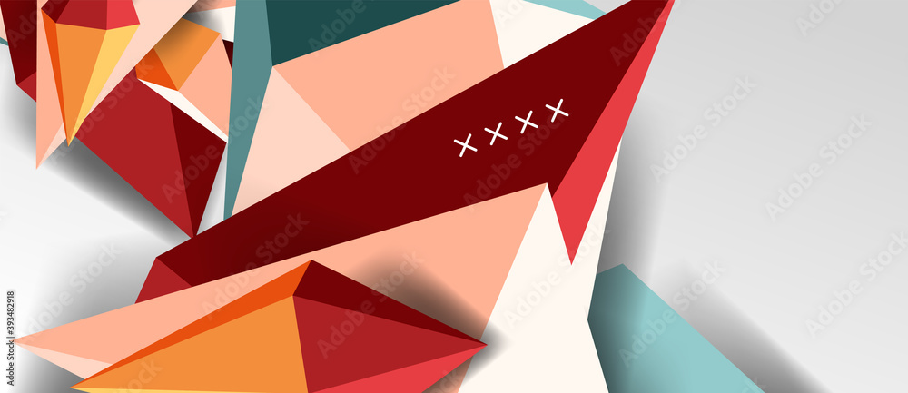 3d low poly abstract shape background vector illustration 3d low poly abstract shape background vector illustration