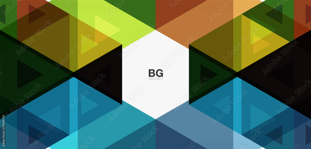 Mosaic triangle pattern abstract background for cover, banner, flyer and poster and other template Mosaic triangle pattern abstract background for cover, banner, flyer and poster and other template