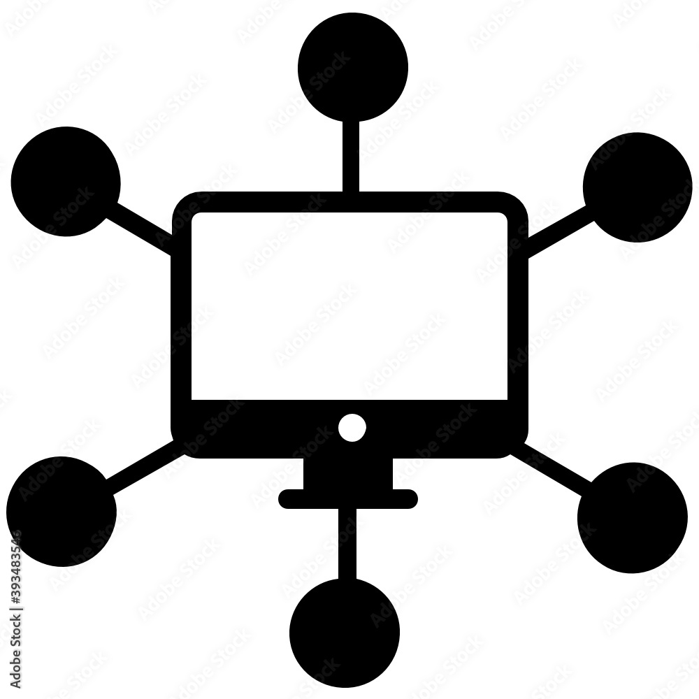 Laptop with network nodes presenting client server hosting concept
Laptop with network nodes presenting client server hosting concept