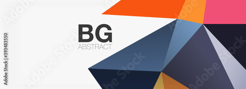 Free Download 3d mosaic abstract backgrounds, low poly shape geometric design - GFXLoad