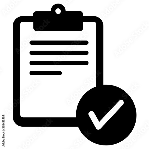 
A verified report isolated on white background, editable vector
