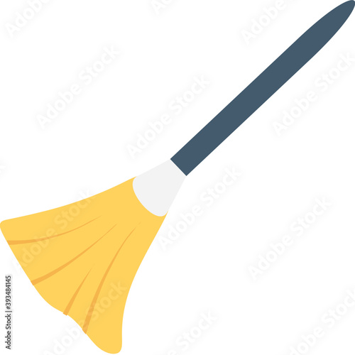 Witch Broomstick Vector Icon
