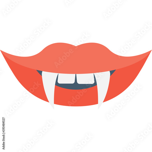 
Fangs Vector Icon 
